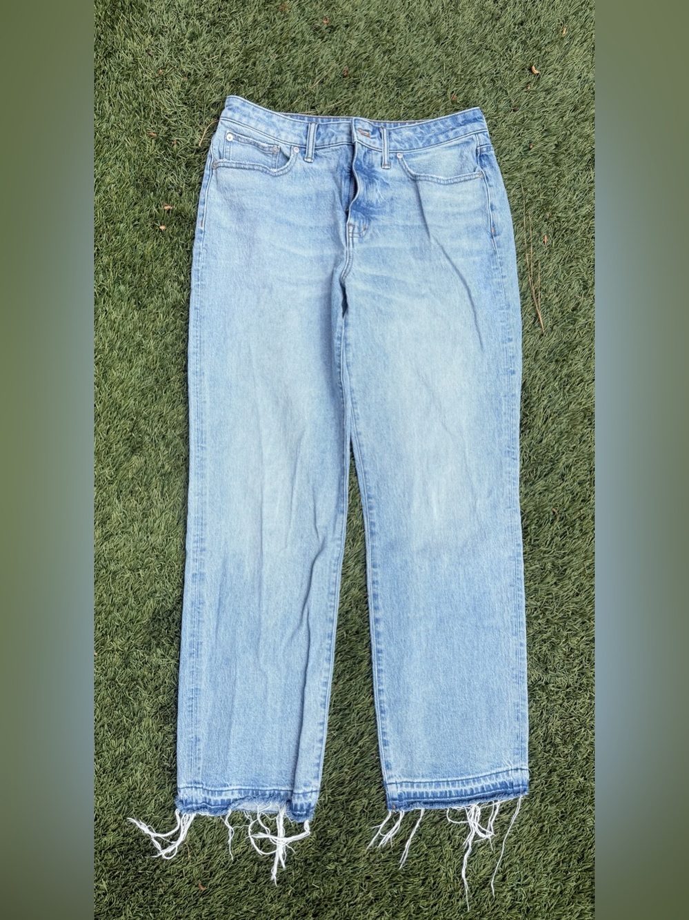 Madewell Light Blue Straight-Leg Jeans